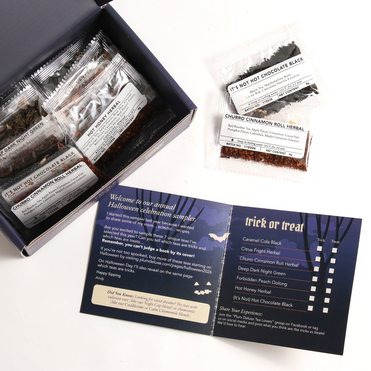 Halloween Trick or Treat Sampler Box (7 Exclusive Blends!)