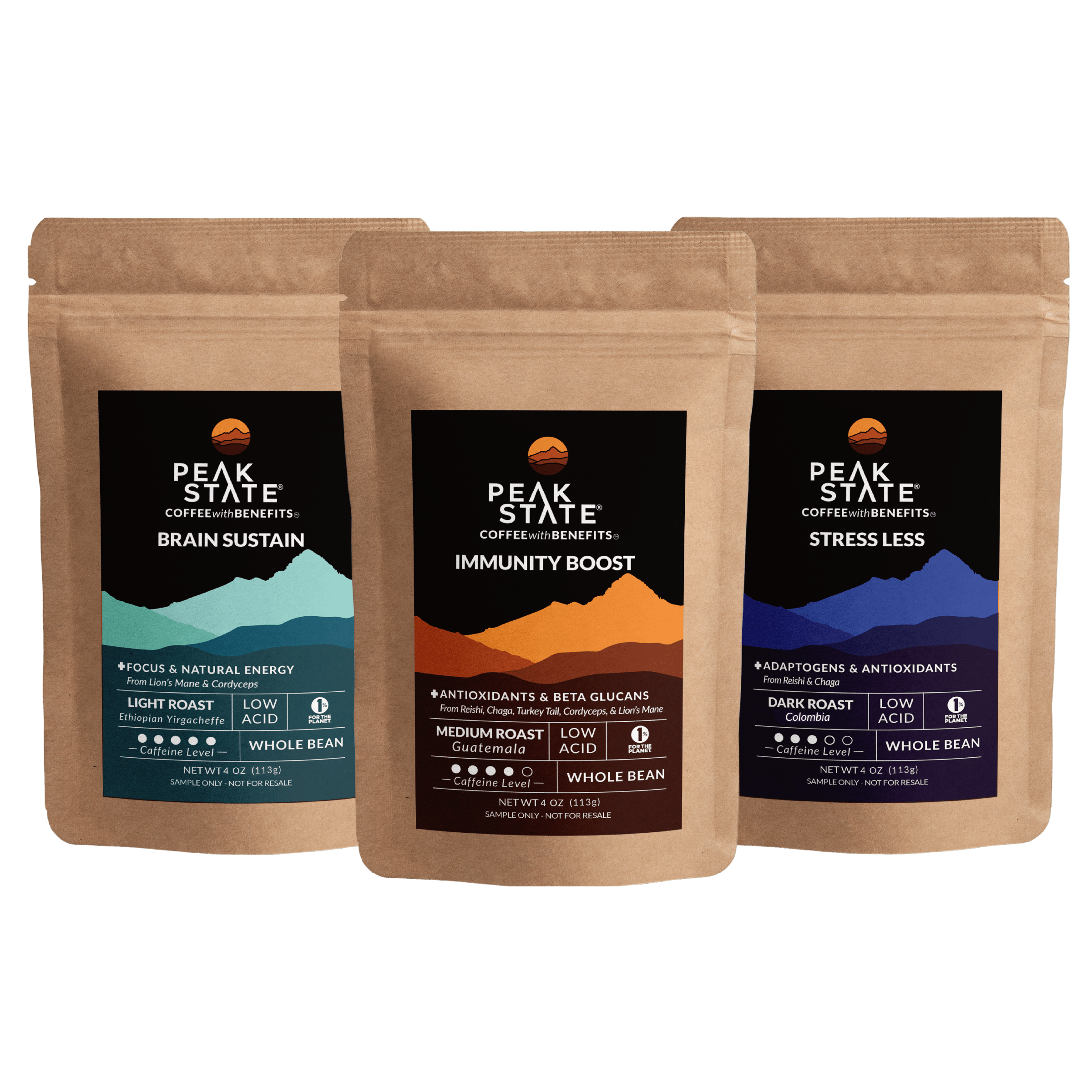 Peak State Coffee Sample Variety Pack