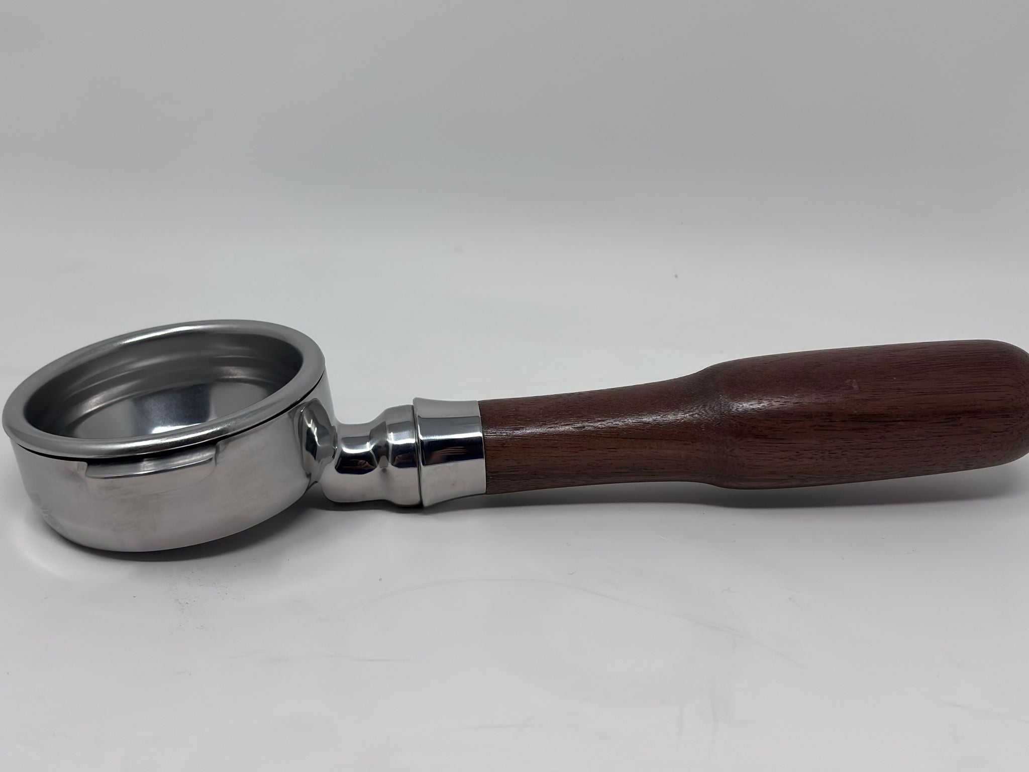 58mm Bottomless Portafilter with Wood Handle