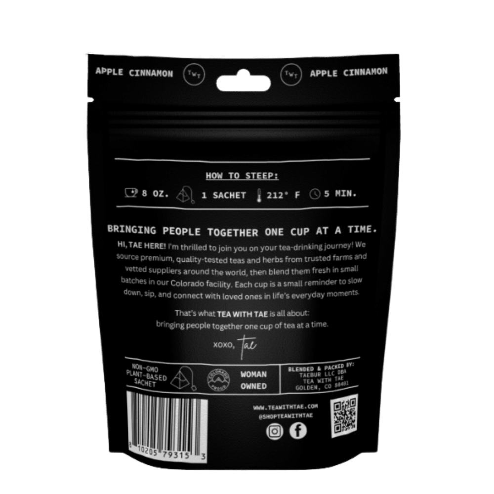 Apple Cinnamon Hot Tea Pouch