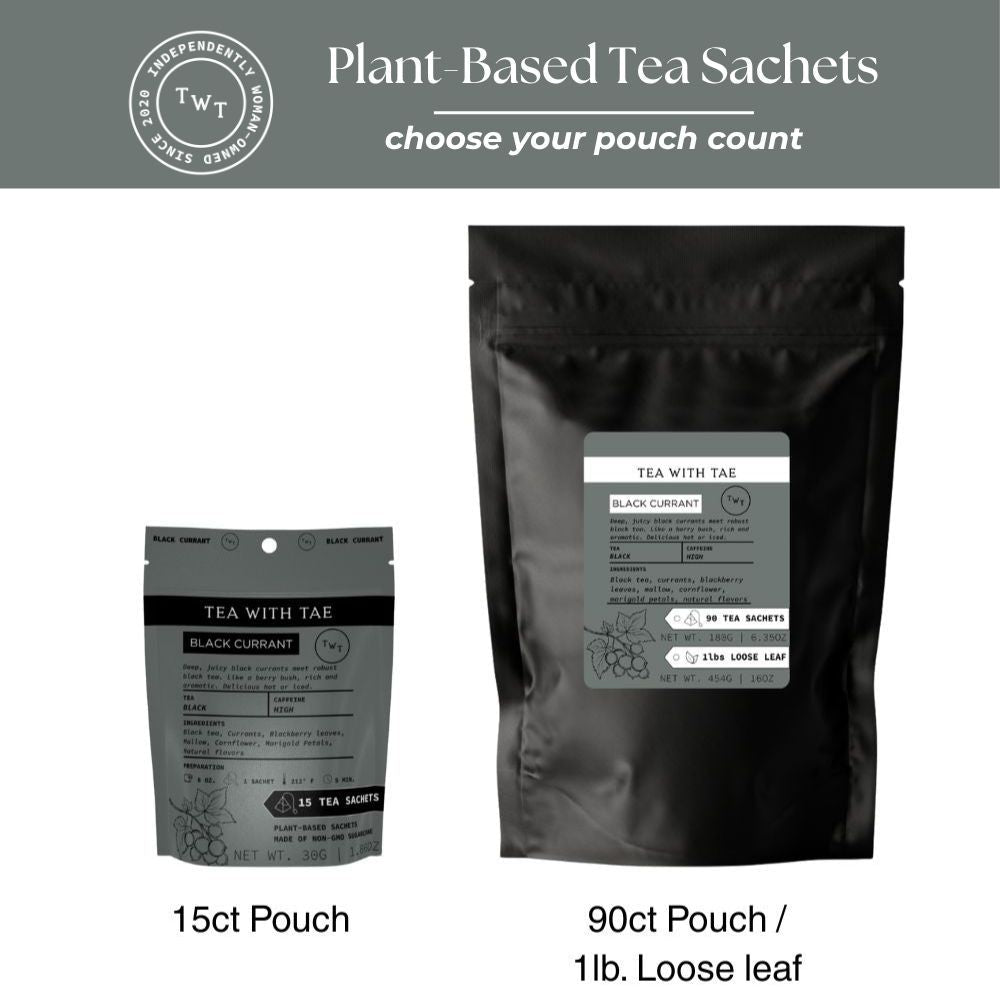 Black Currant Hot Tea Pouch