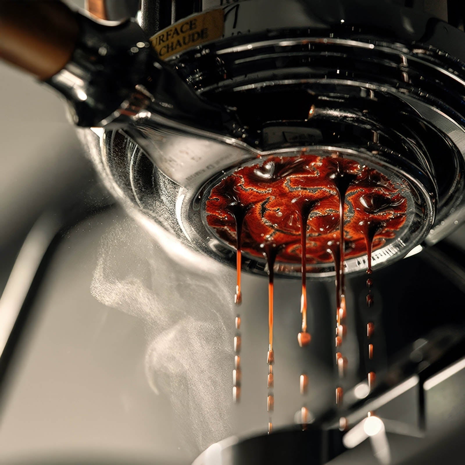 High-Extraction Italian Bottomed Portafilter Handle