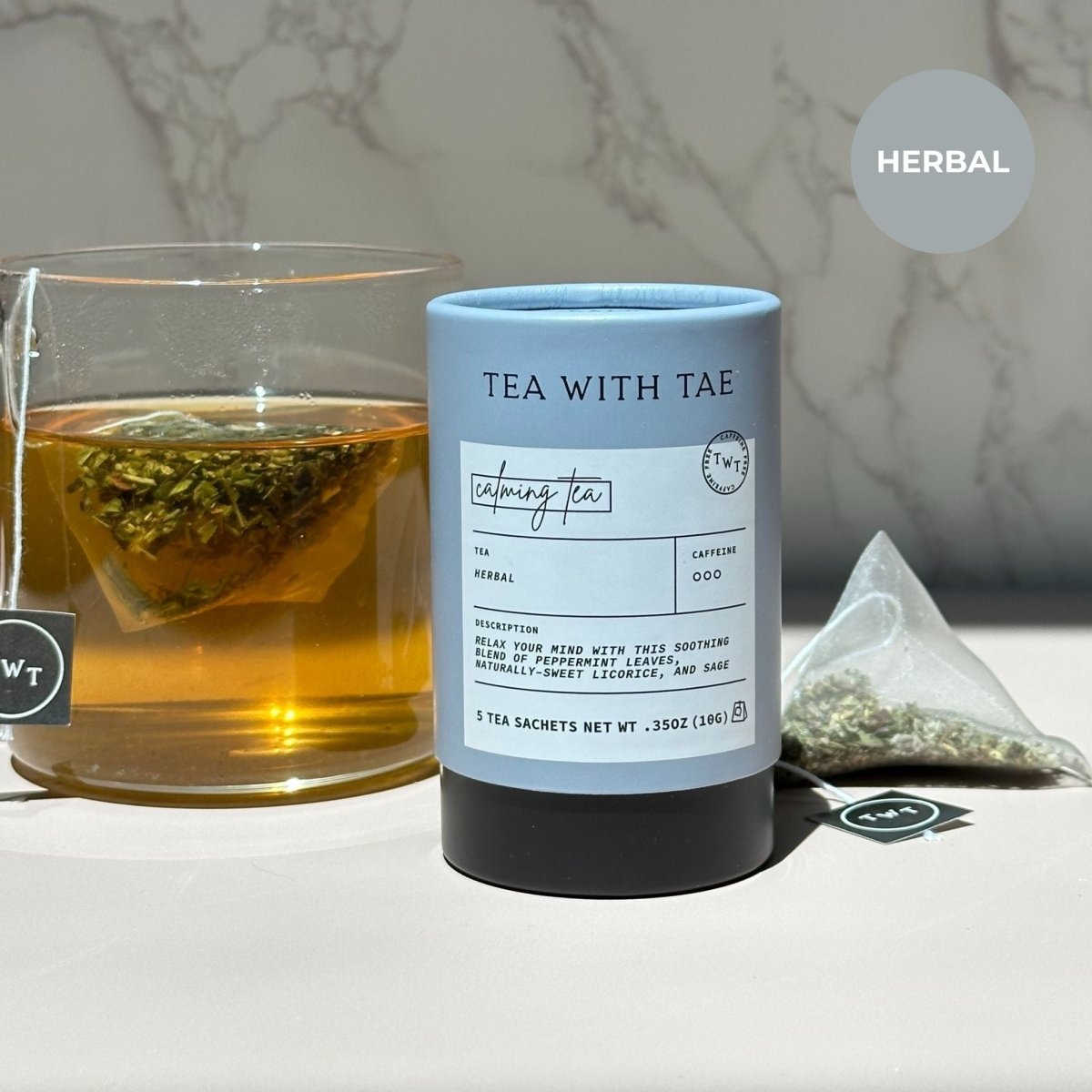 Calming Tea Mini Tea Tube (5 tea bags)