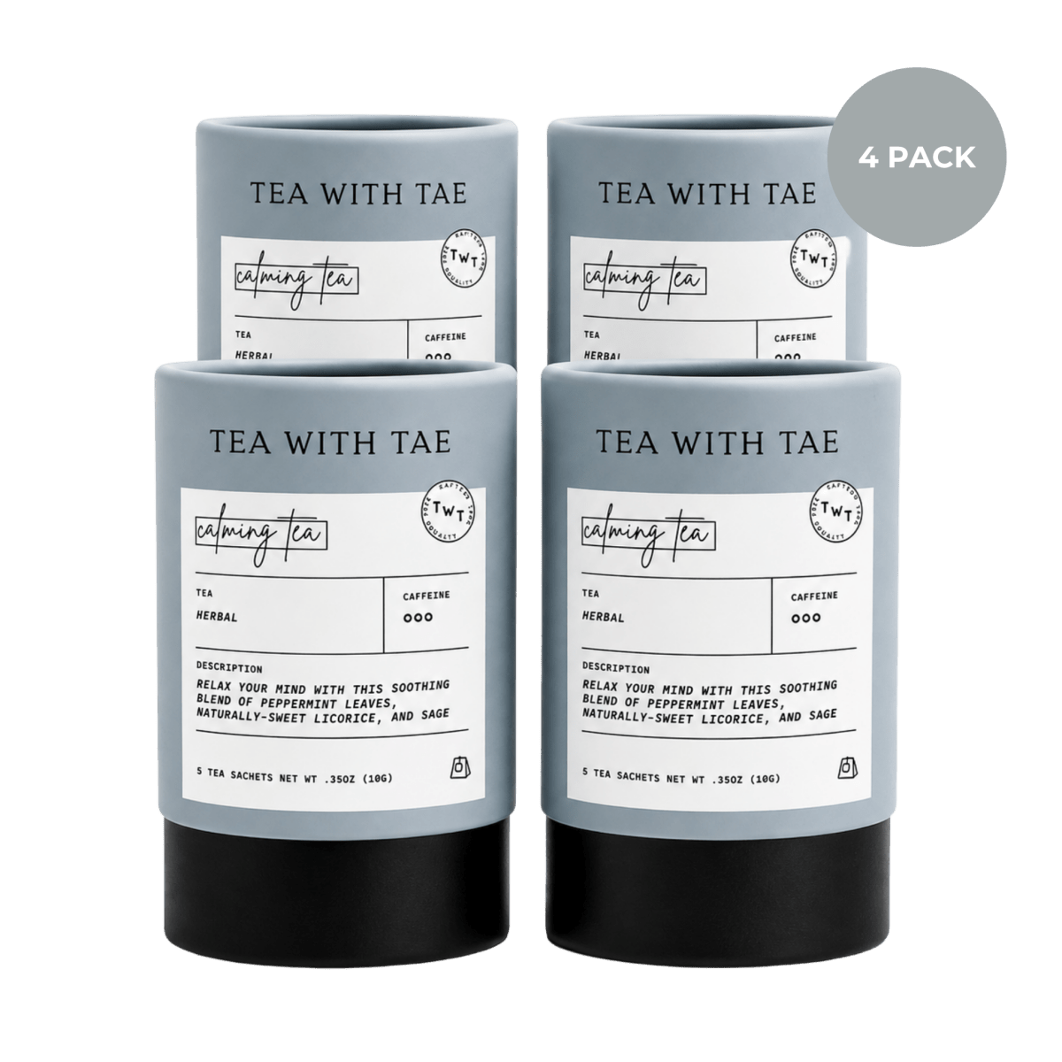 Calming Tea Mini Tea Tube (5 tea bags)