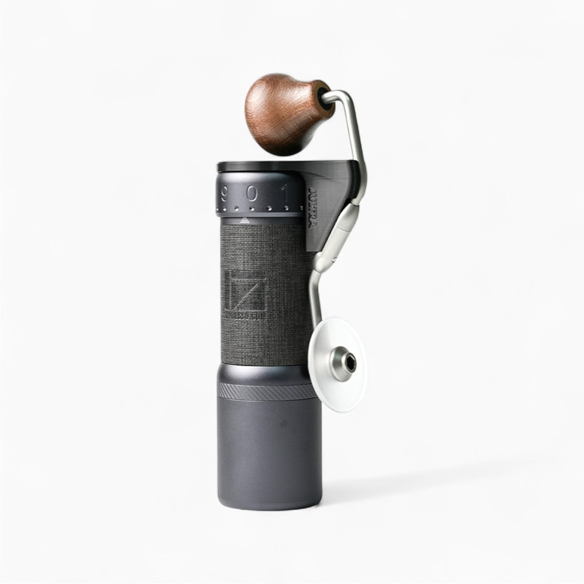 Cap and Handle Holder for Manual Coffee Grinders