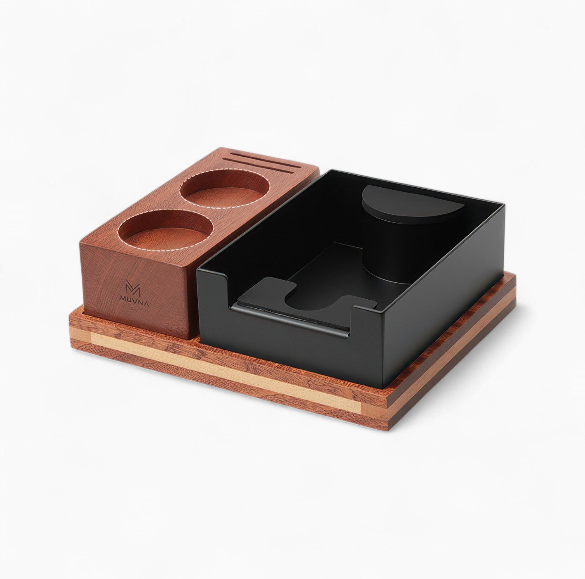Premium Wooden Tamping Station Organizer