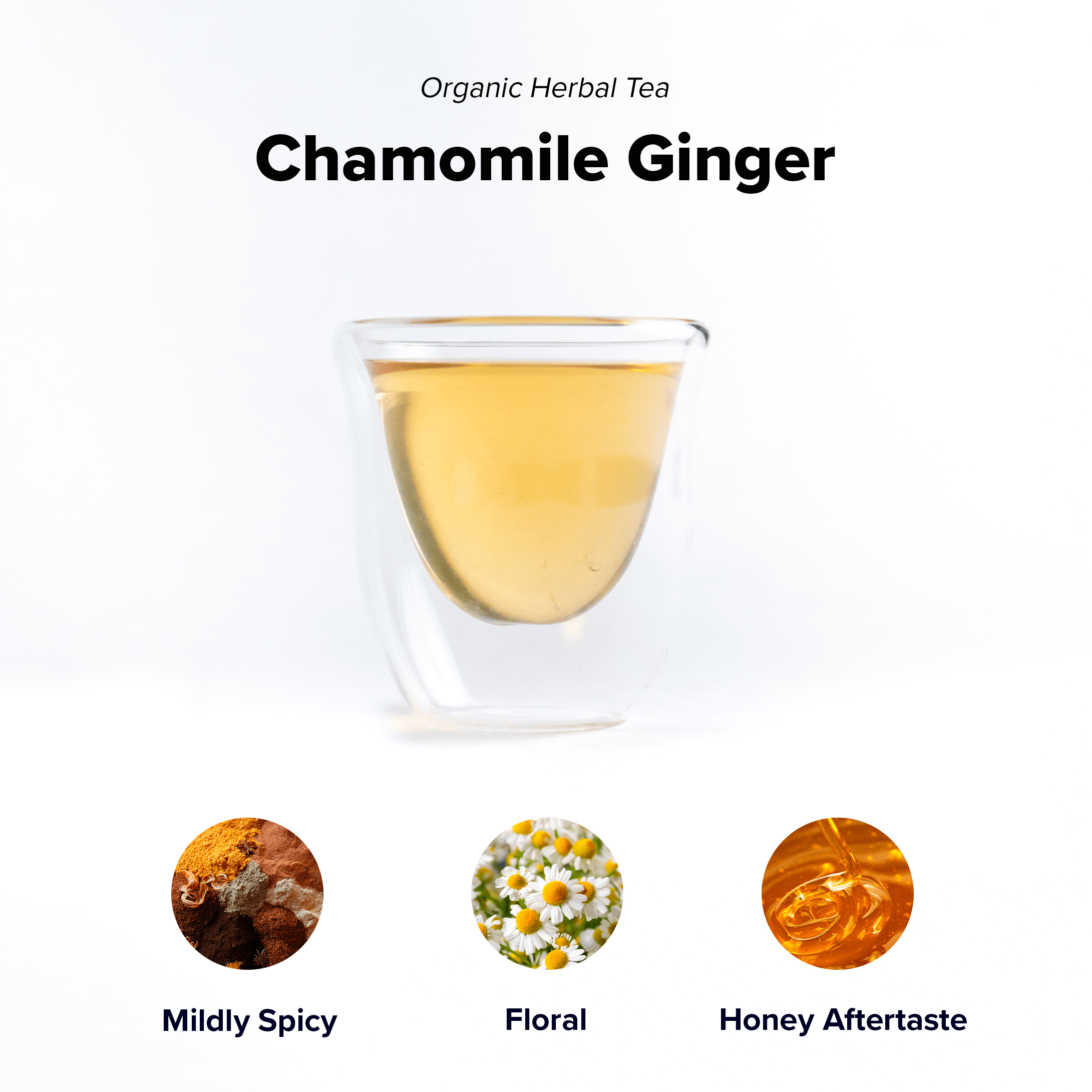 Organic Chamomile Tea with Ginger