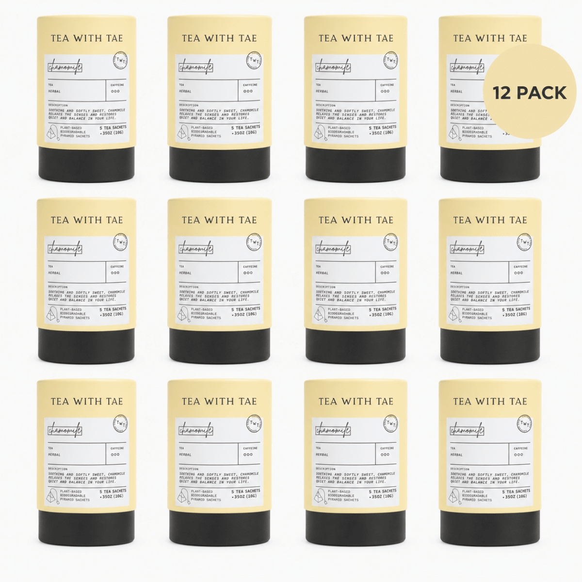 Chamomile Mini Tea Tube (5 tea bags)