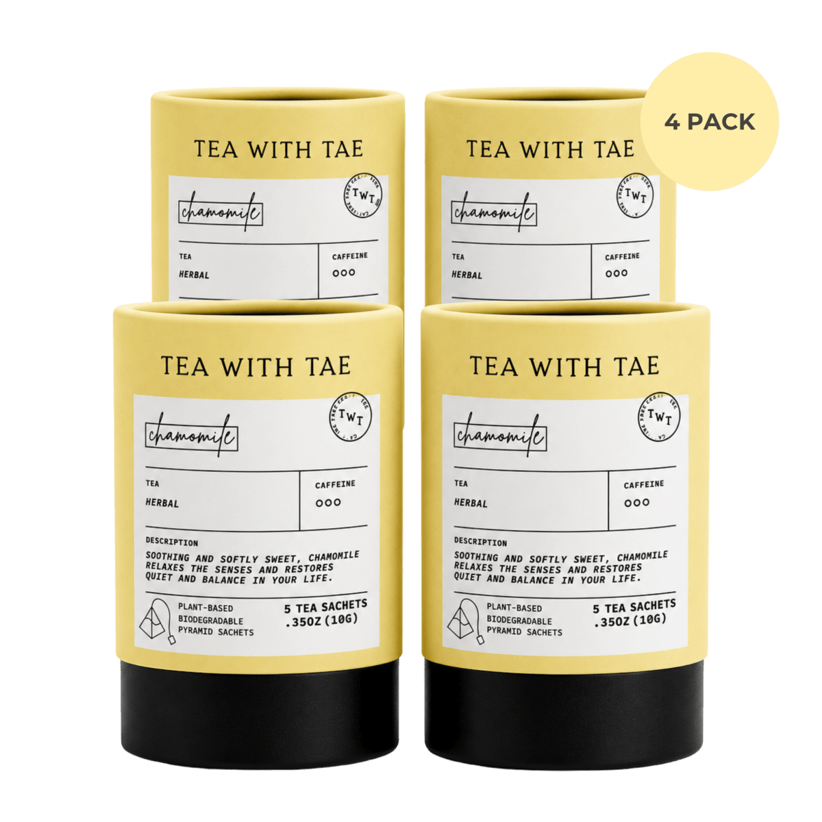 Chamomile Mini Tea Tube (5 tea bags)
