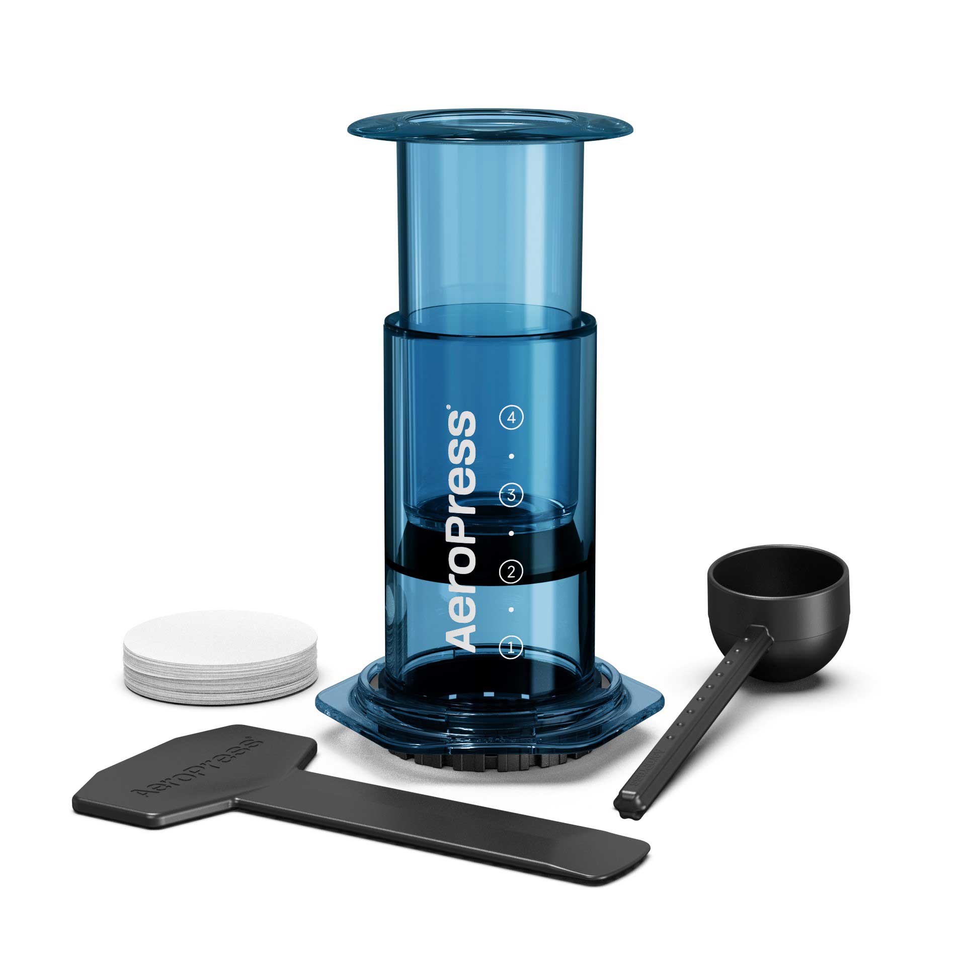 AeroPress Clear Coffee Maker - Blue