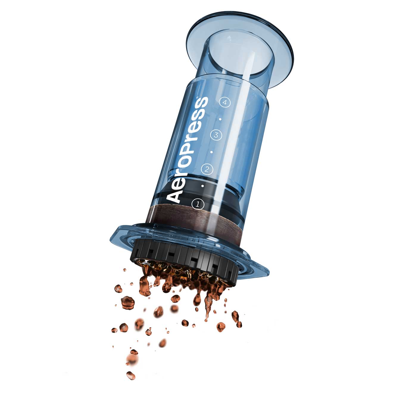 AeroPress Clear Coffee Maker - Blue