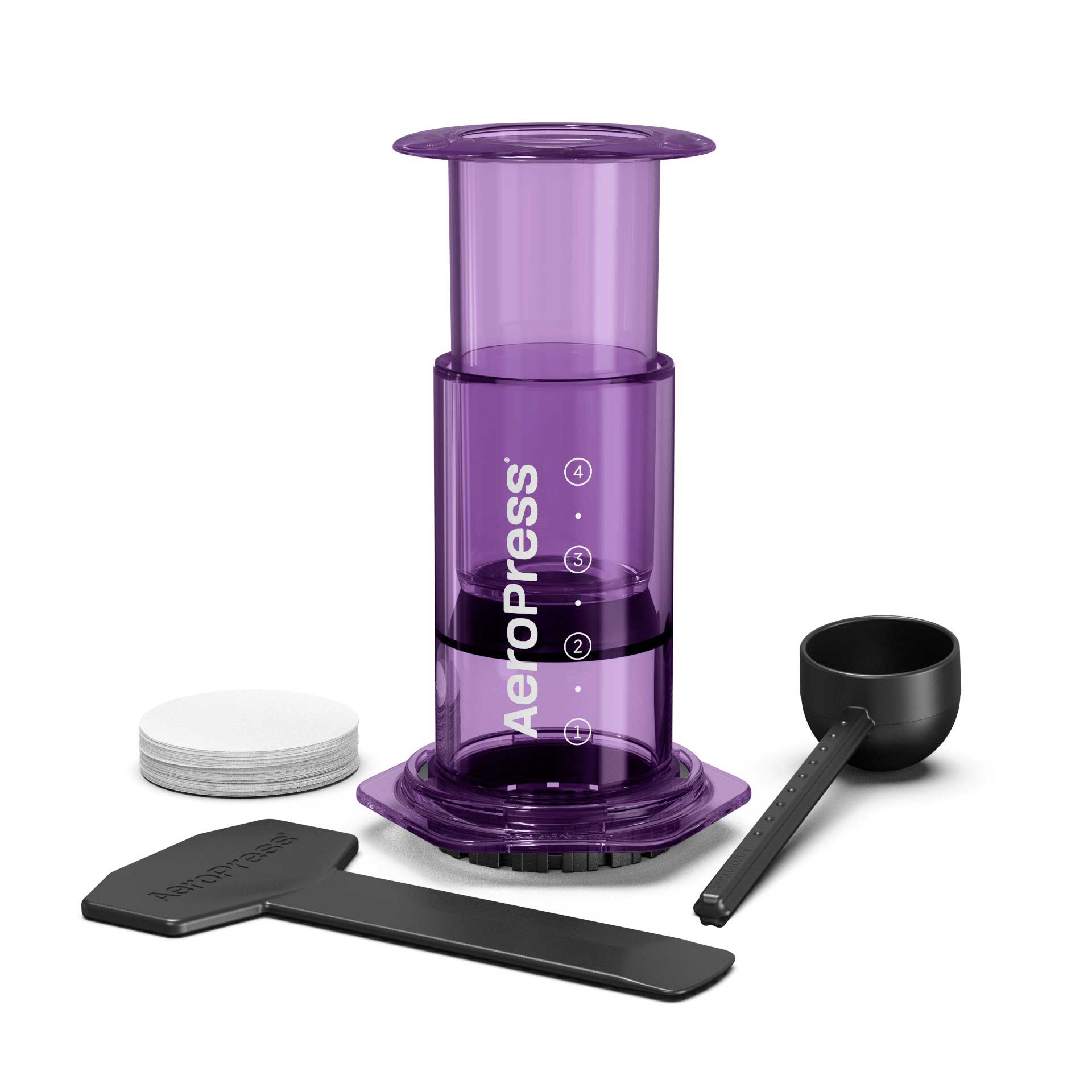 AeroPress Clear Coffee Maker - Purple