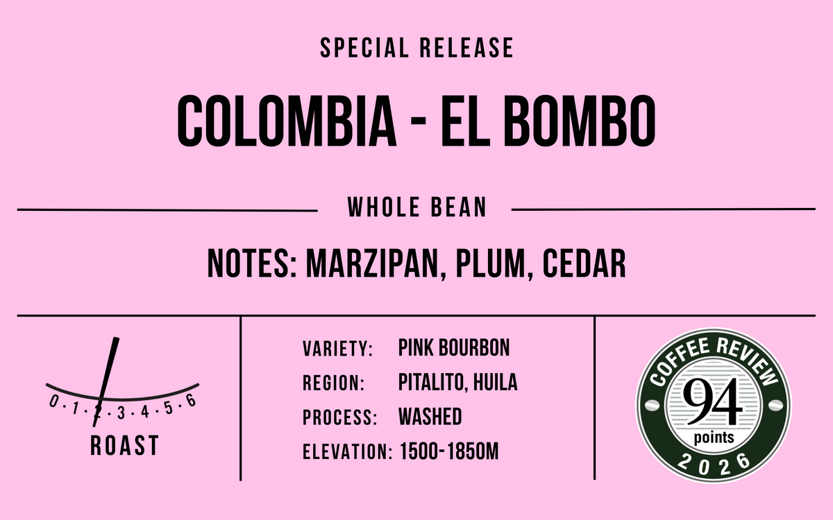 Colombia El Bombo, Mild Roast - Special Release