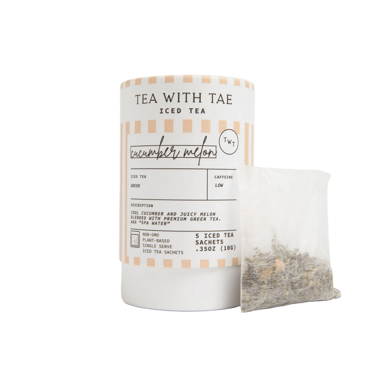 Cucumber Melon Green Iced Mini Tea Tube (5 iced sachets)