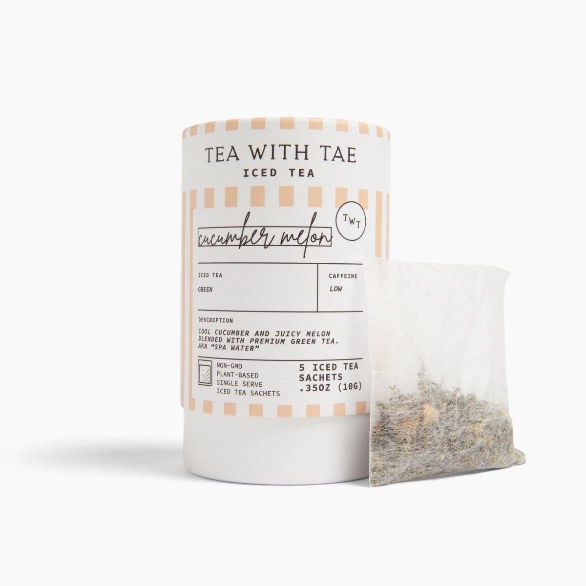 Cucumber Melon Green Iced Mini Tea Tube (5 iced sachets)