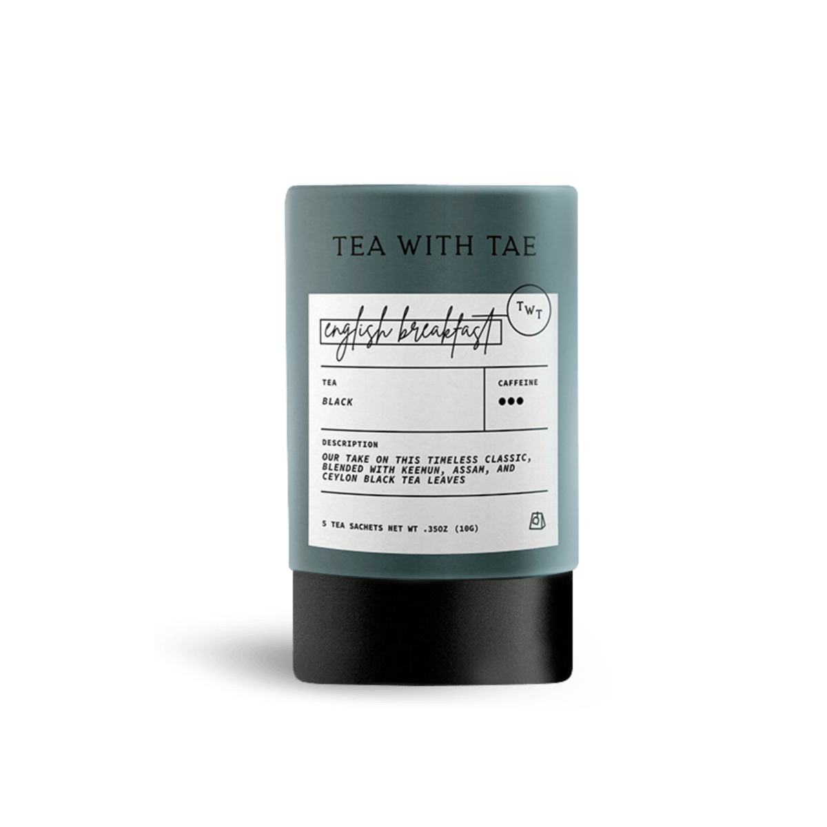 English Breakfast Mini Tea Tube (5 tea bags)