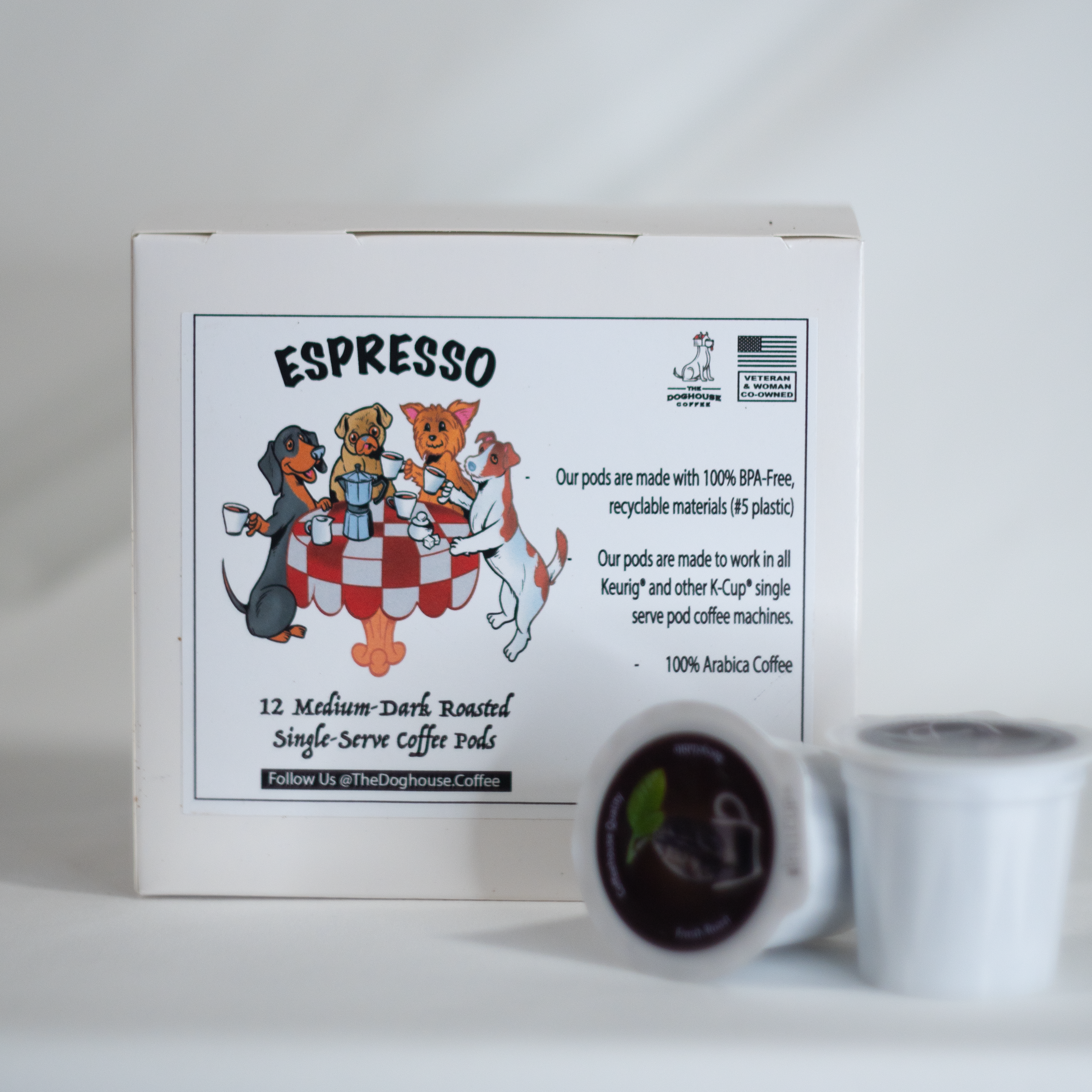 Doghouse Espresso K-Cups (12 Pods)