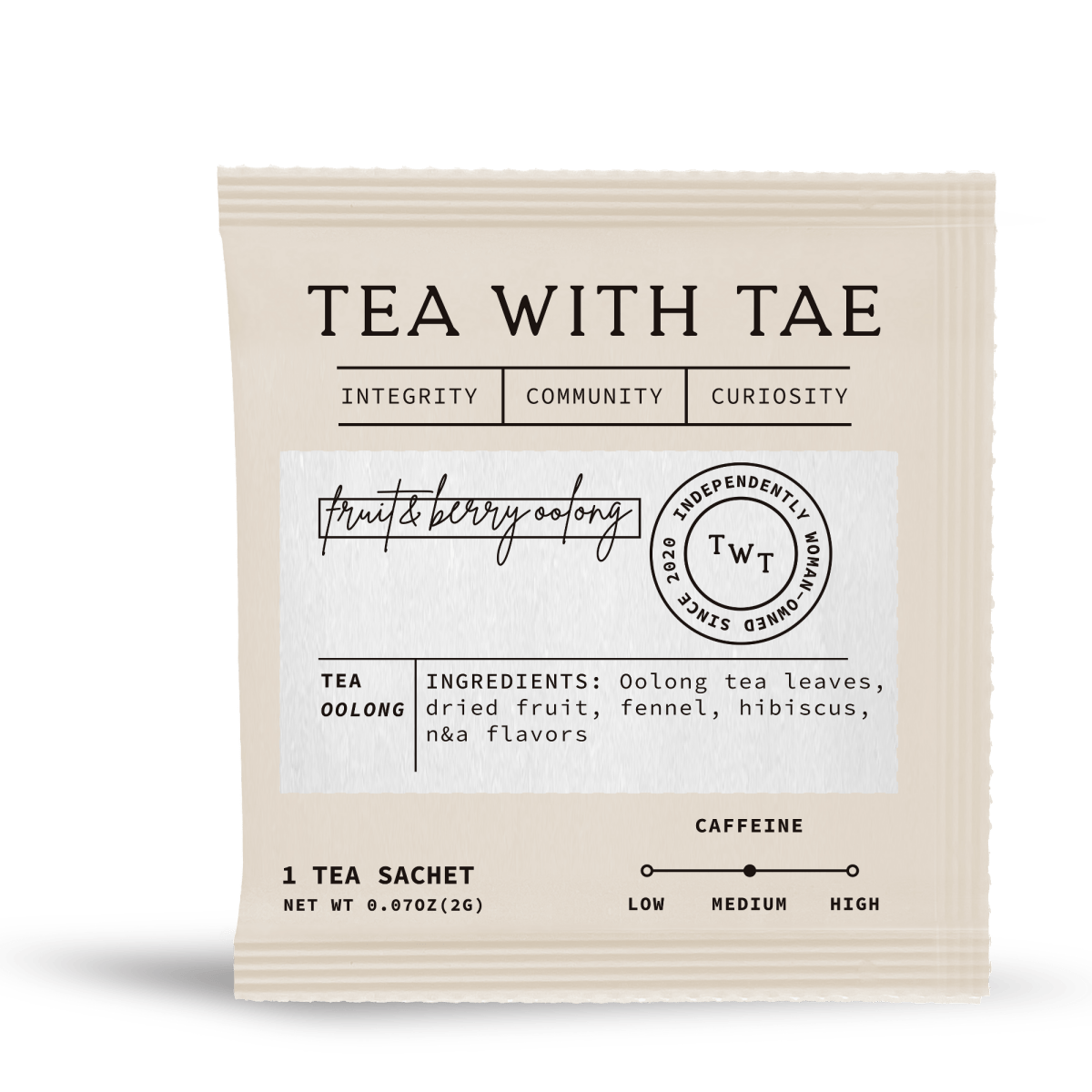 Fruit & Berry Oolong 50 ct. Overwrap Bag