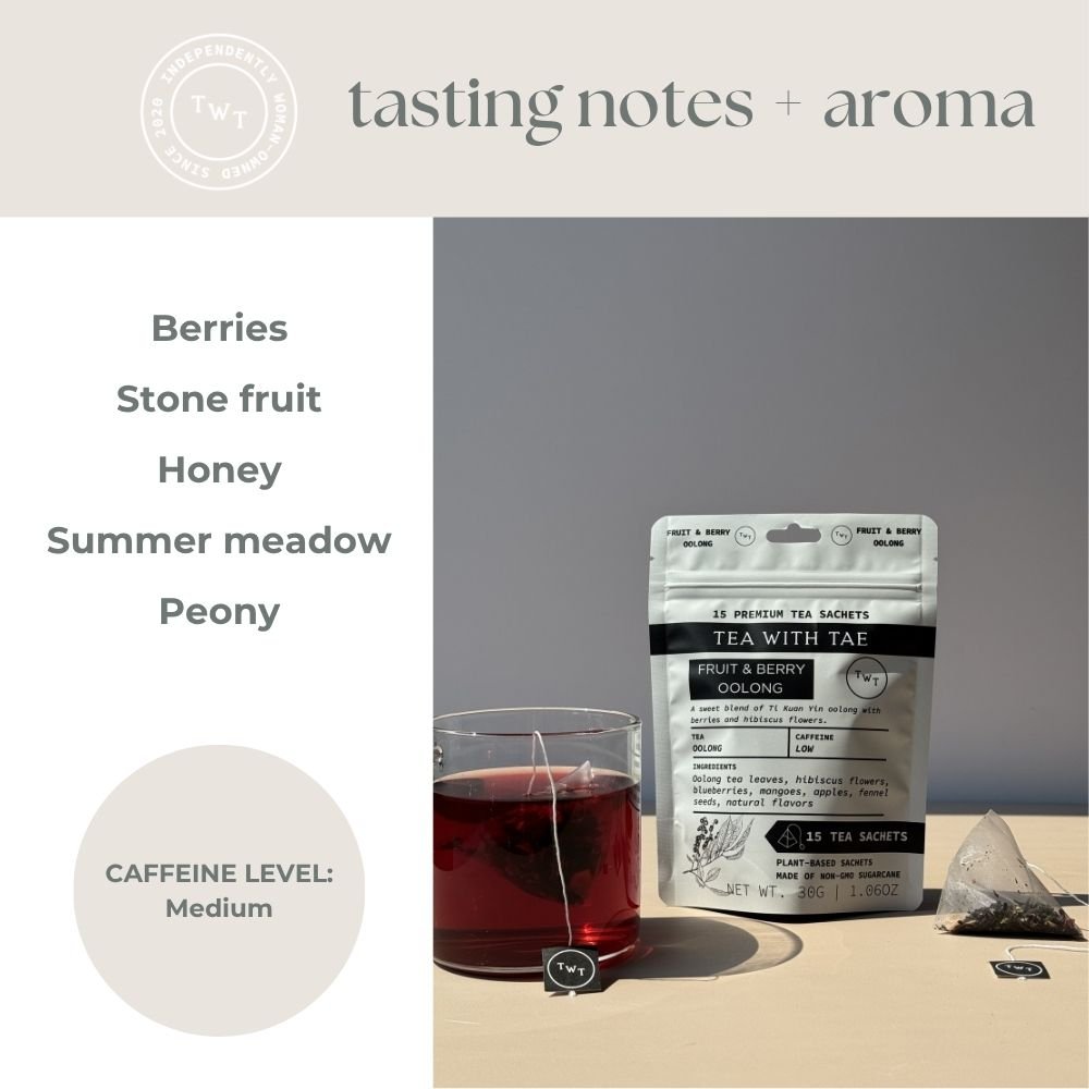 Fruit & Berry Oolong Hot Tea Pouch