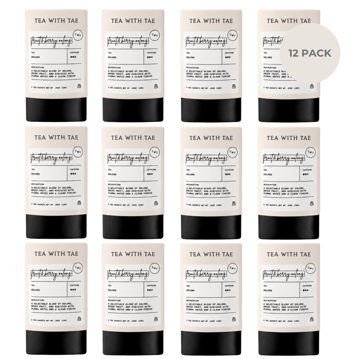 Fruit & Berry Oolong Mini Tea Tube (5 tea bags)
