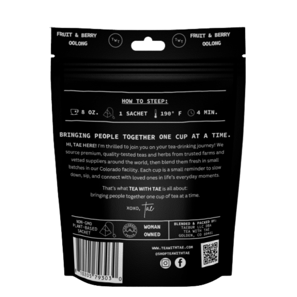 Fruit & Berry Oolong Hot Tea Pouch