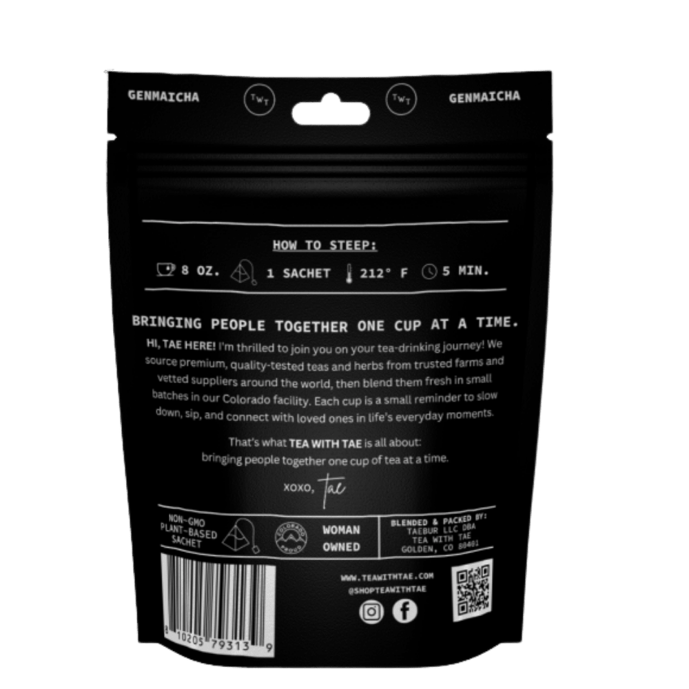 Genmaicha (Traditional Japanese Green Tea) Hot Tea Pouch