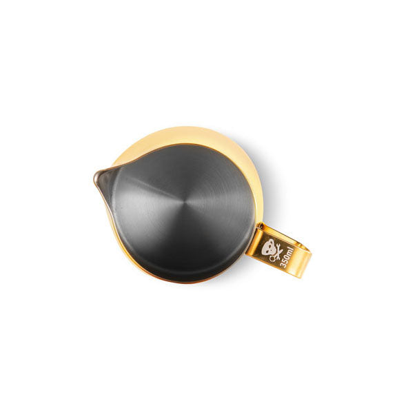 Colored Frothing Pitcher 12oz - Gold