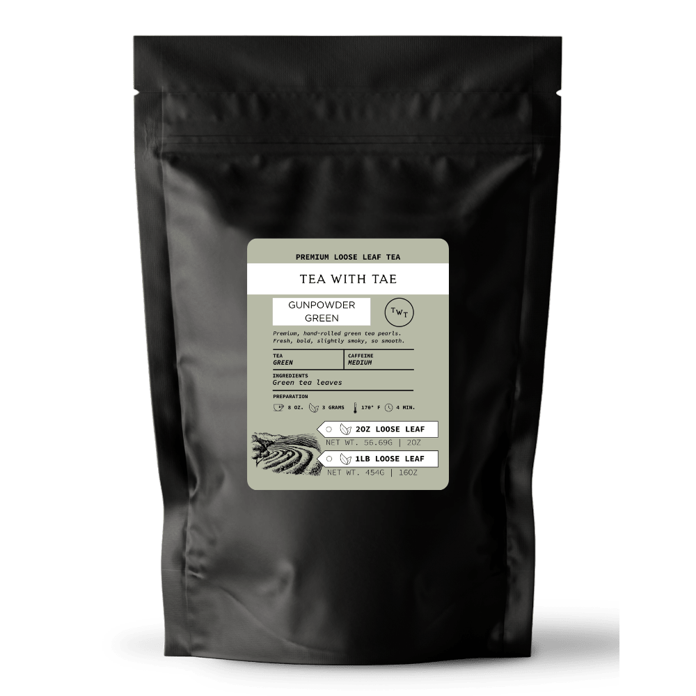 Gunpowder Green Loose Leaf Tea Pouch (2oz. or 1lb.)