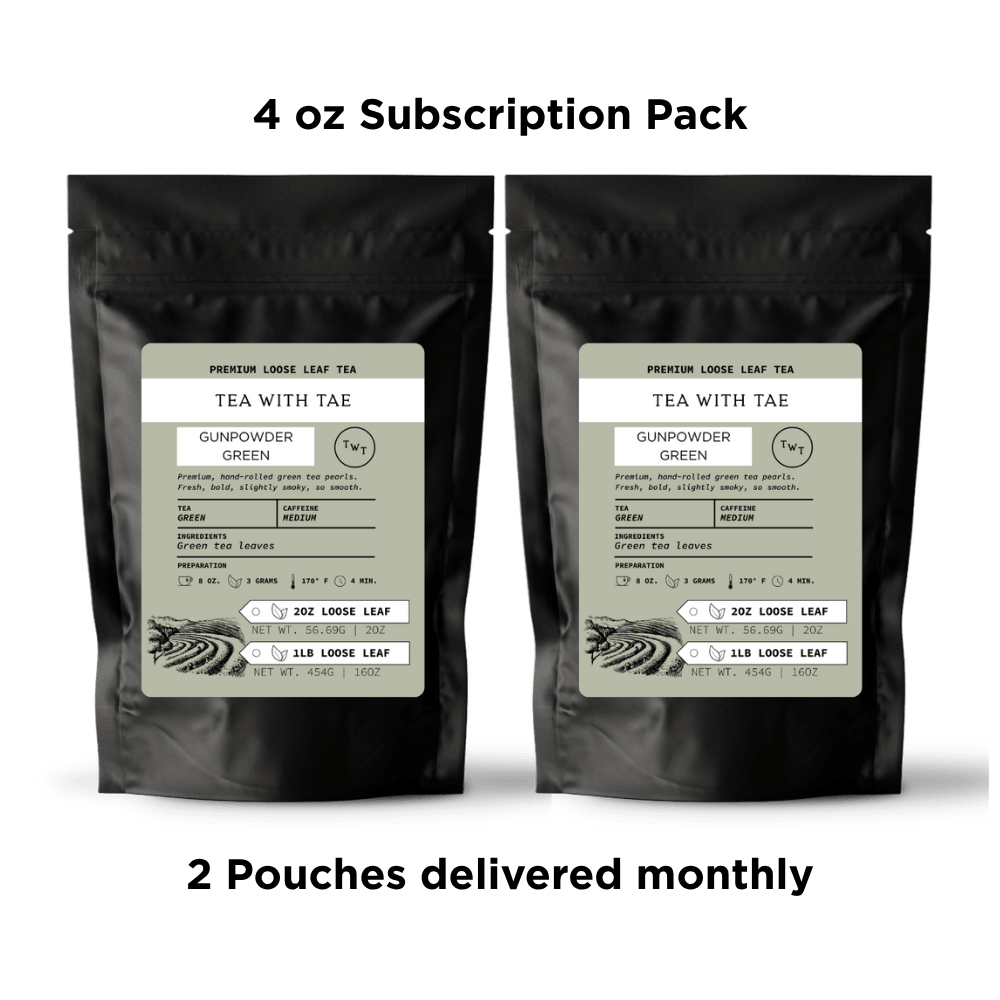 Gunpowder Green Loose Leaf Tea Pouch (2oz. or 1lb.)