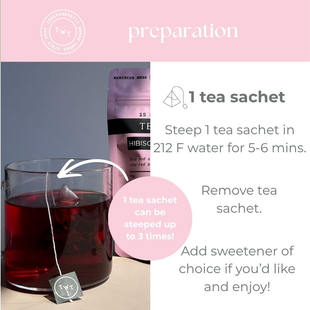 Hibiscus Rose Hot Tea Pouch