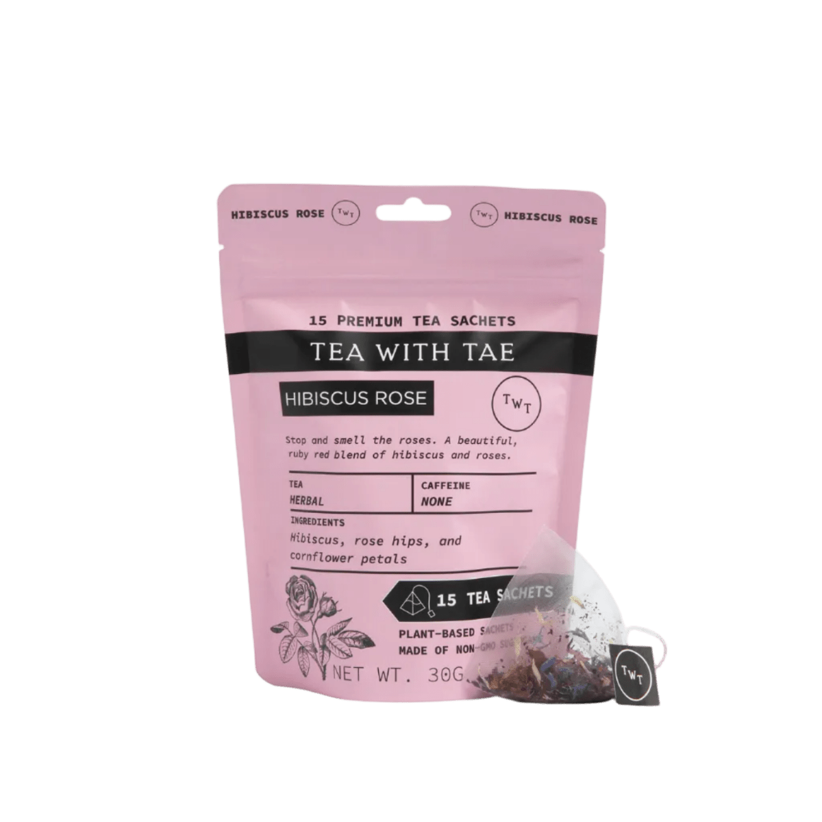 Hibiscus Rose Hot Tea Pouch