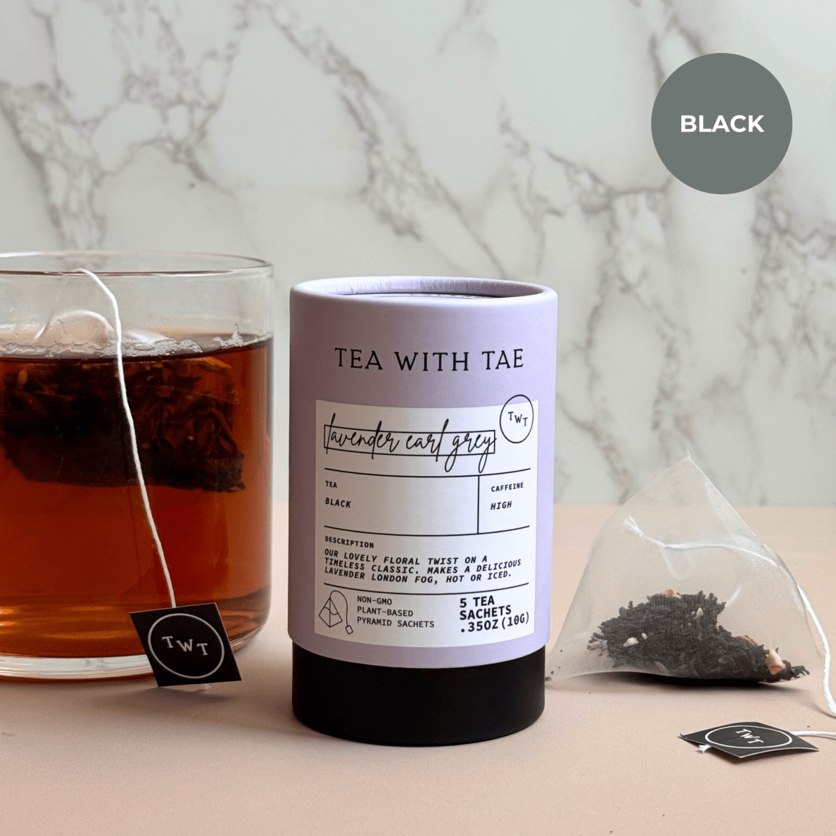 Lavender Earl Grey Mini Tea Tube (5 tea bags)