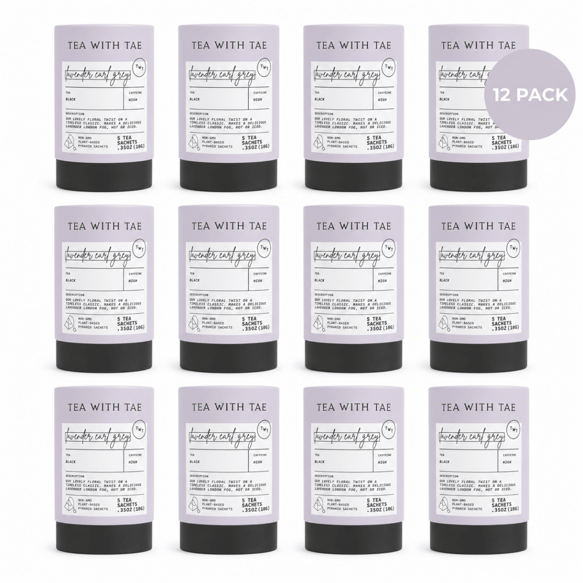 Lavender Earl Grey Mini Tea Tube (5 tea bags)