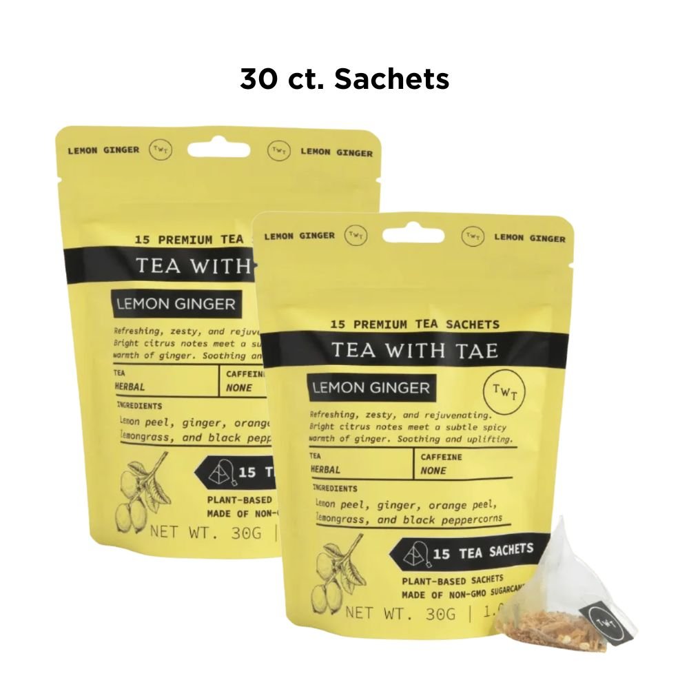 Lemon Ginger Hot Tea  Pouch