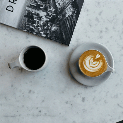 Lino Double Cappuccino Cup & Saucer - Grey (6oz/177ml)