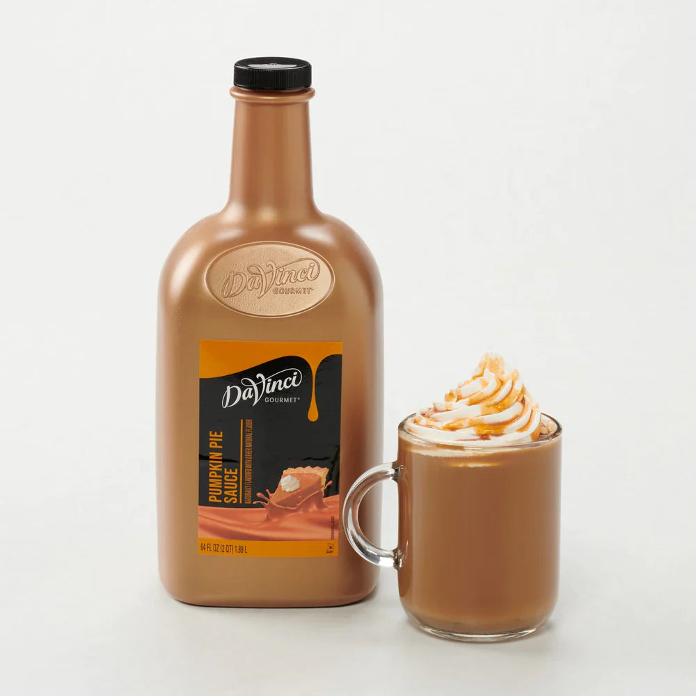 DaVinci Pumpkin Pie Sauce (Case of 6, 1/2 Gal Bottles)
