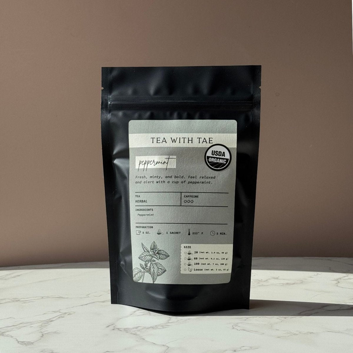 Organic Peppermint Pouch