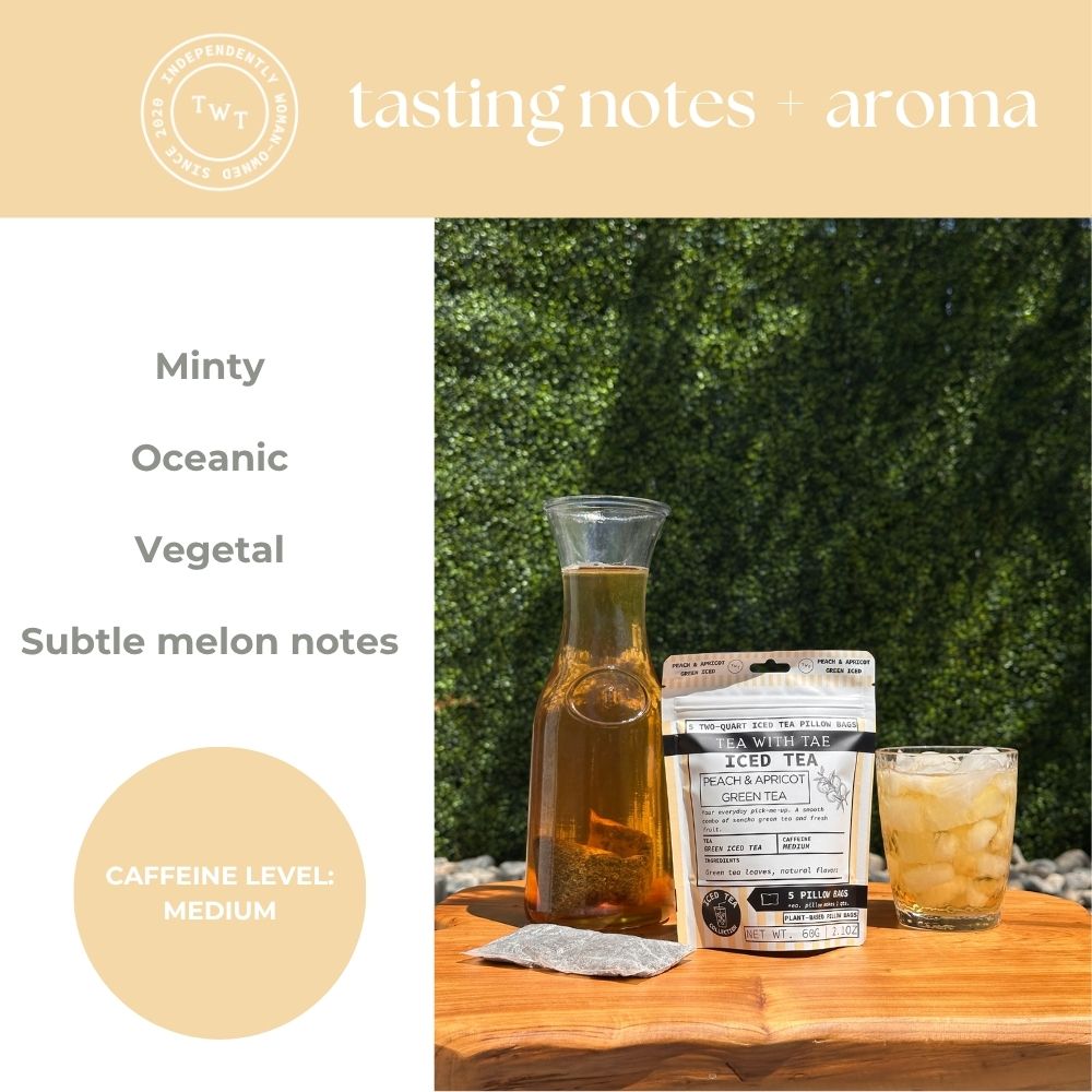 Peach & Apricot Green Iced Tea Pouch