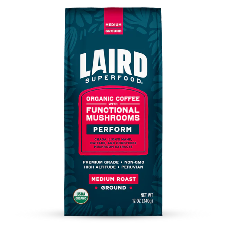 Organic PERFORM Functional Mushroom Coffee - Medium Roast Ground
