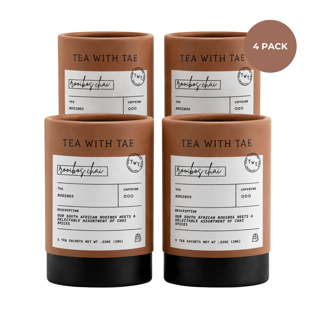 Rooibos Chai Mini Tea Tube (5 tea bags)