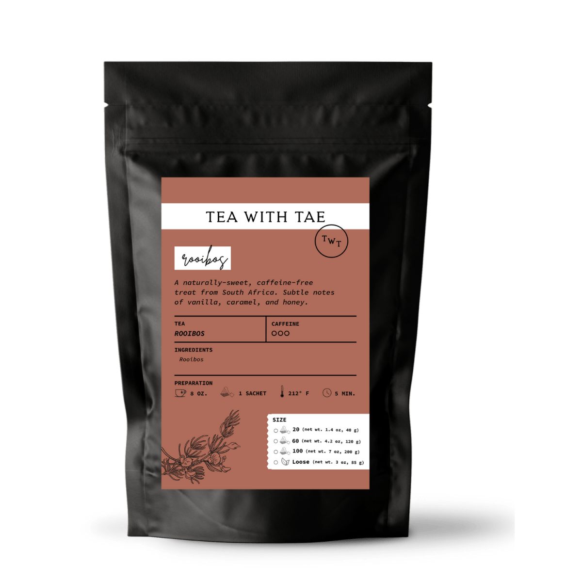Translucent Rooibos Pouch Rooibos Pouch
