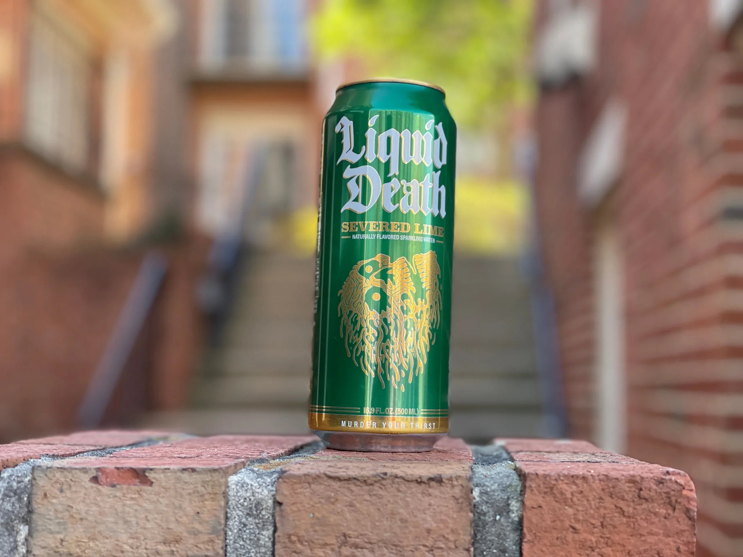 Liquid Death Sparkling Water Severed Lime