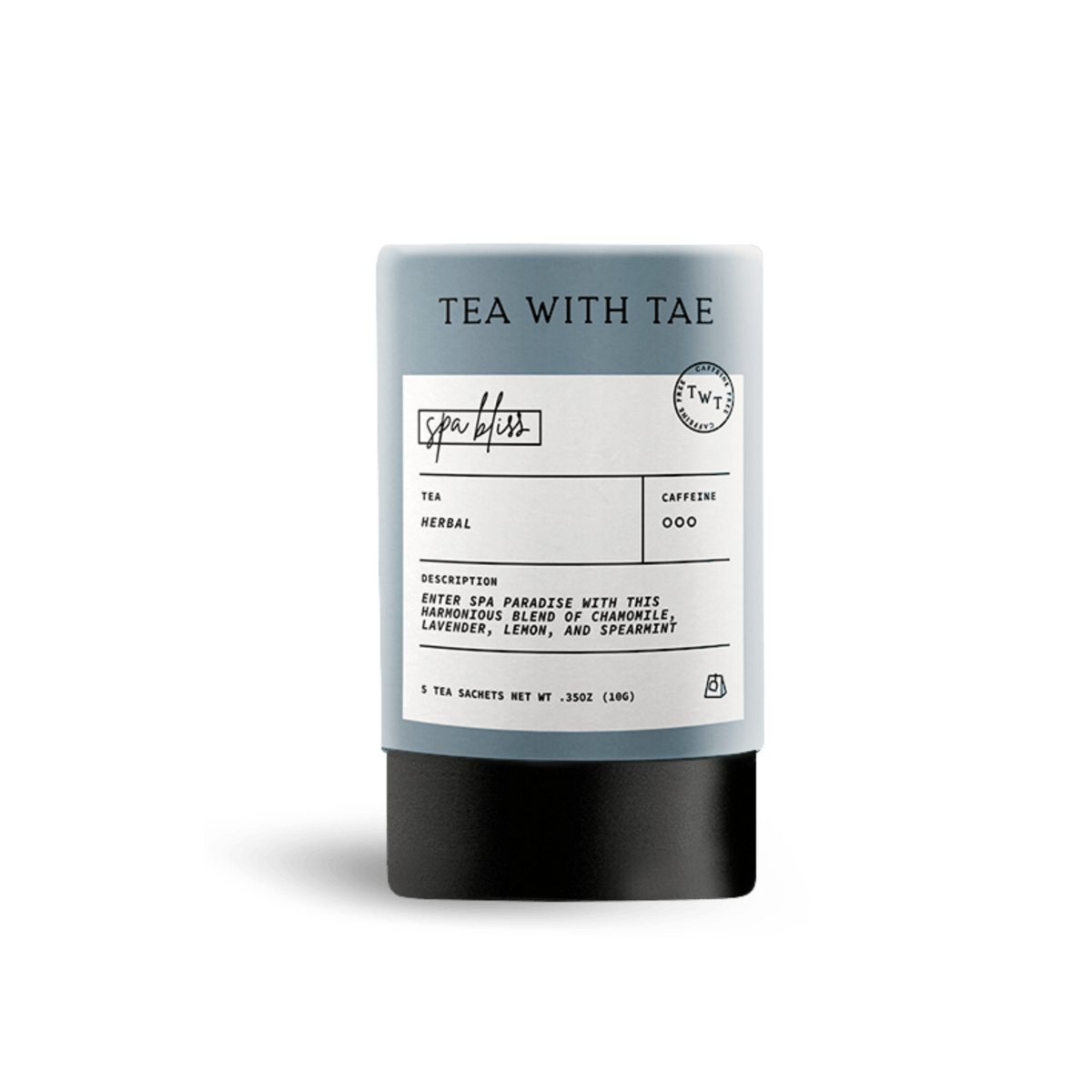 Spa Bliss Mini Tea Tube (5 tea bags)