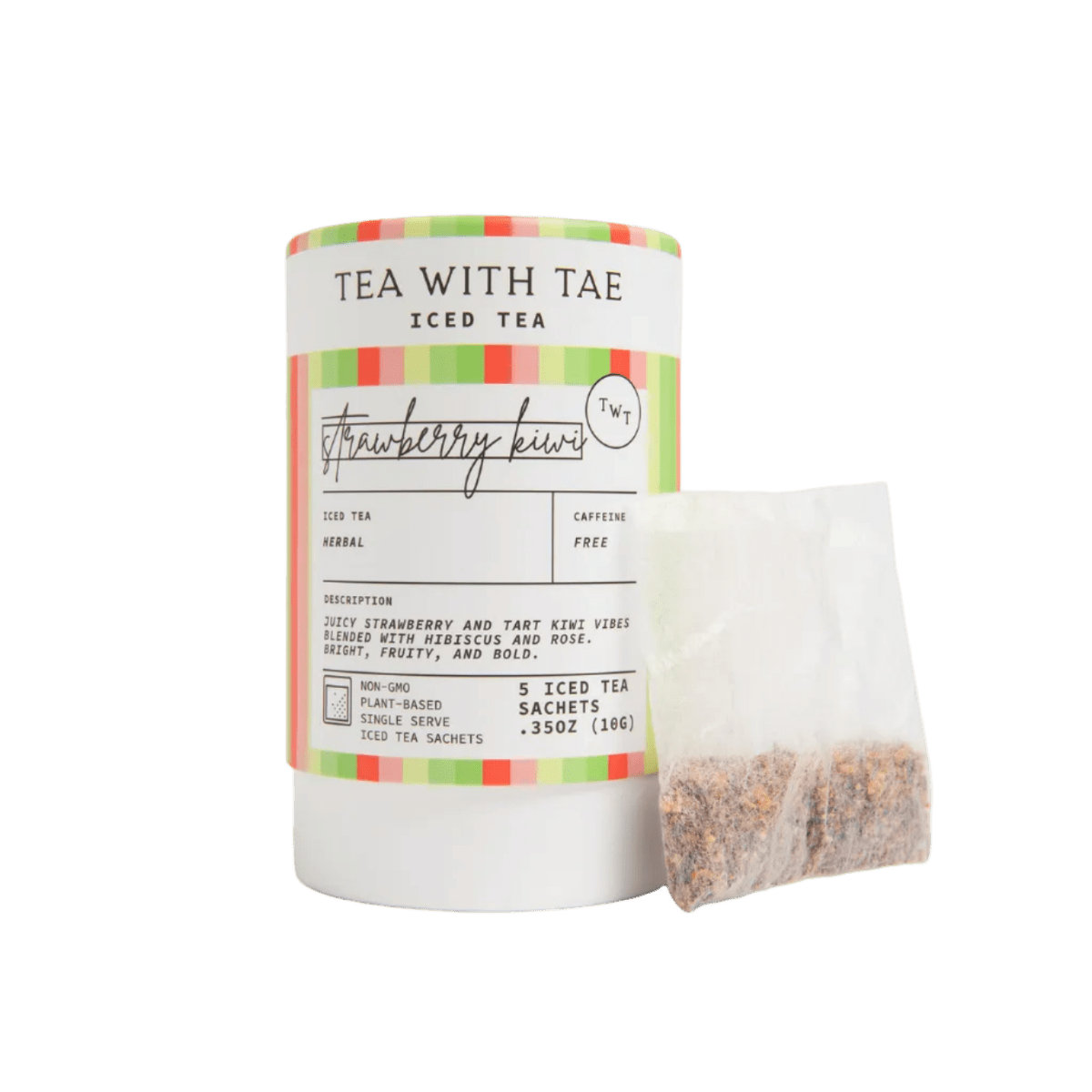 Strawberry Kiwi Iced Mini Tea Tube (5 iced sachets)