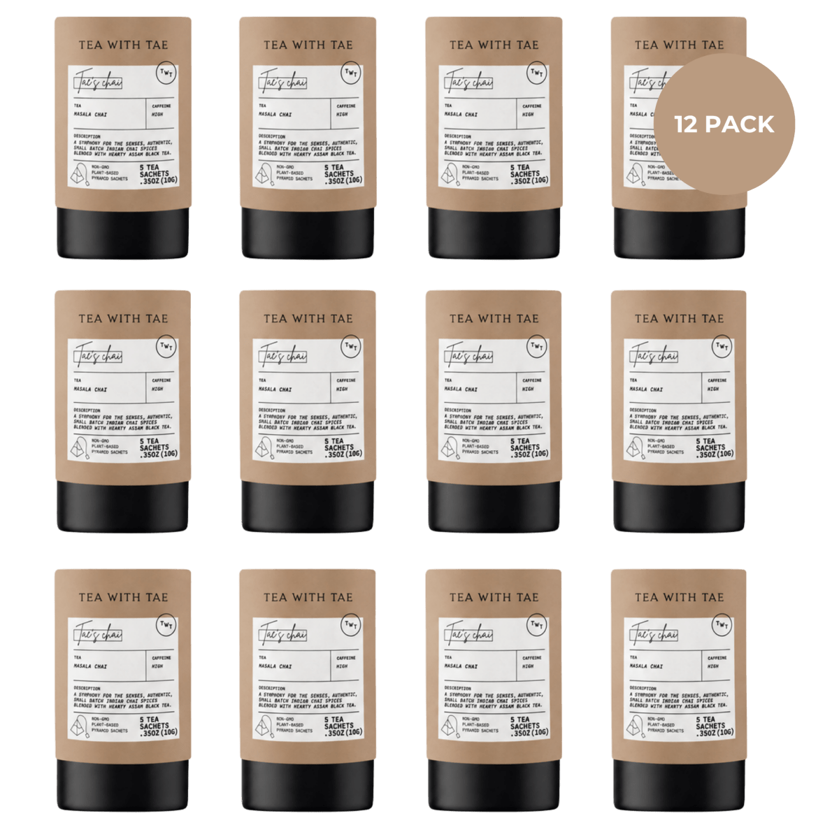 Tae's Chai Mini Tea Tube (5 tea bags)
