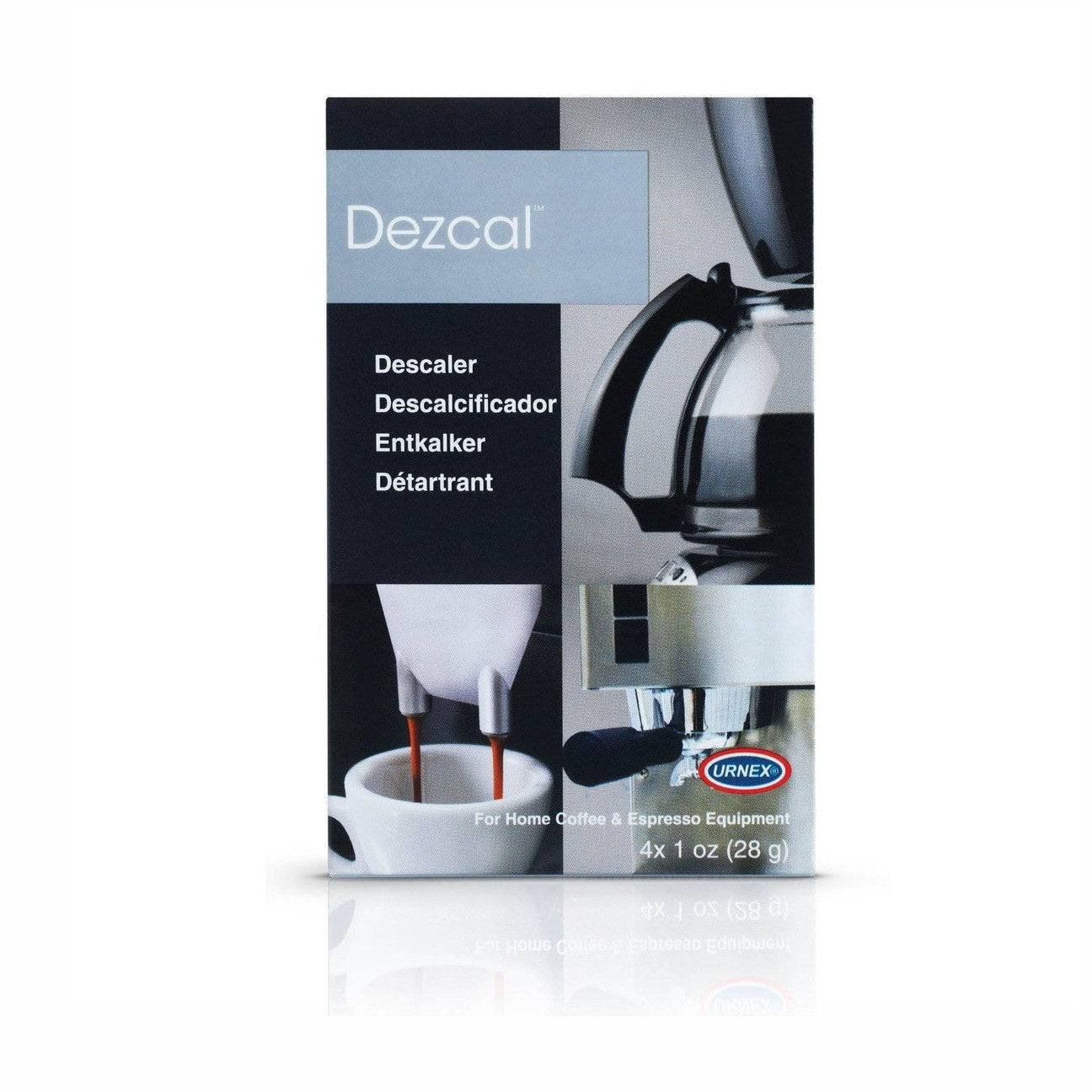 Urnex Dezcal Descaler Powder - 4 Single Use Packs