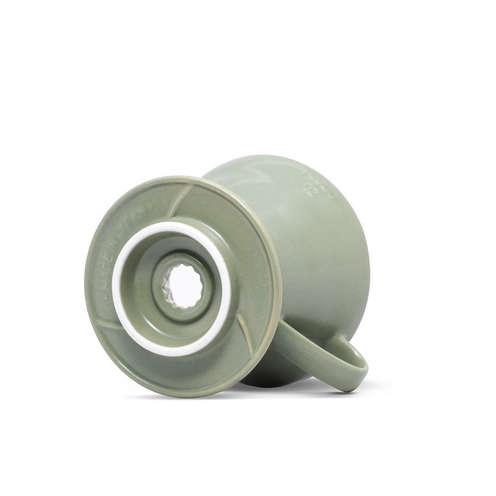 V60 Ceramic Coffee Dripper 02 - Oil Green