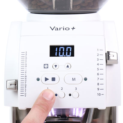 Vario+ Coffee Grinder - White