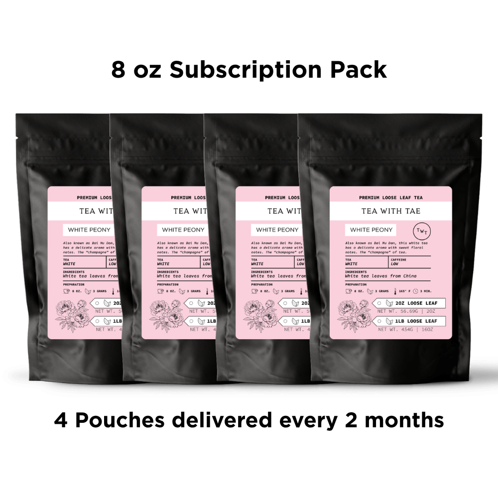 White Peony Loose Leaf Tea Pouch (2oz. or 1lb.)